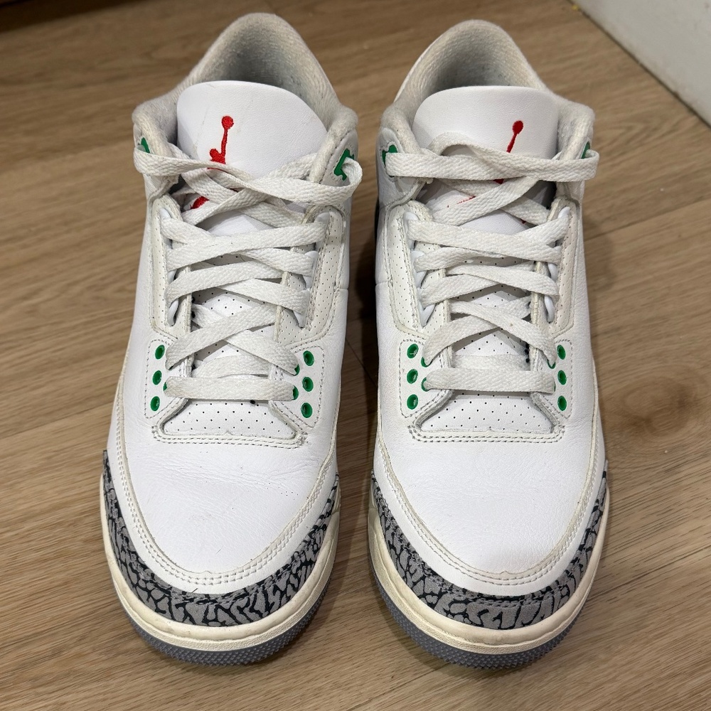 Jordan 3 Green/white